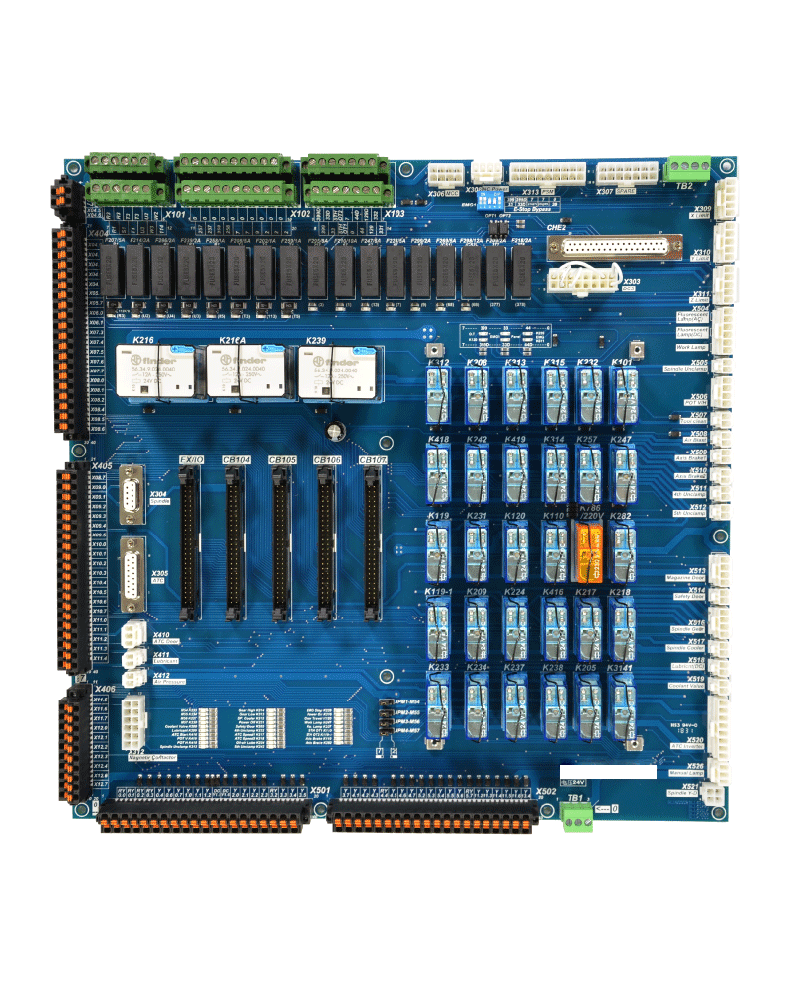 客制化CNC数控机床电路板：电控回路设计转接板、继电器板、I/O板